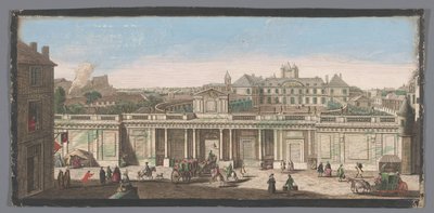 View of the Palais du Temple in Paris by Anonymous