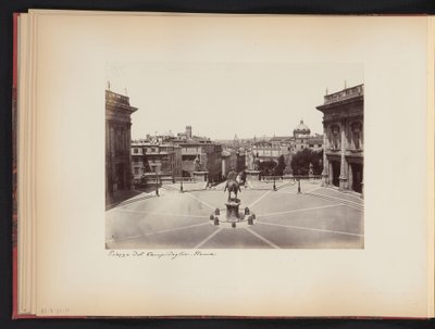 View of the Piazza del Campidoglio in Rome, Italy by Anonymous