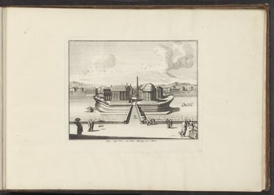 View of the Tiber Island in Rome by Anonymous