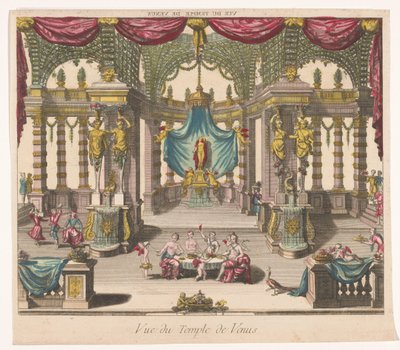 View of the Interior of the Temple of Venus by Anonymous