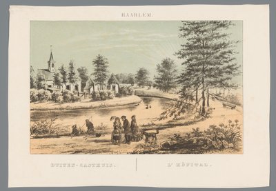 View of the Former Buitengasthuis near Haarlem by Anonymous
