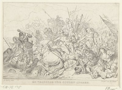 Battle of the Golden Spurs, 1302 by Anonymous