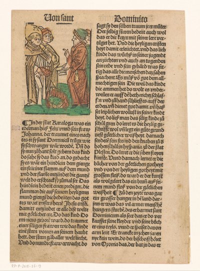 Saint Dominic and the Burning of Heretical Books by Anonymous