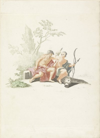 Hercules and Omphale by Anonymous