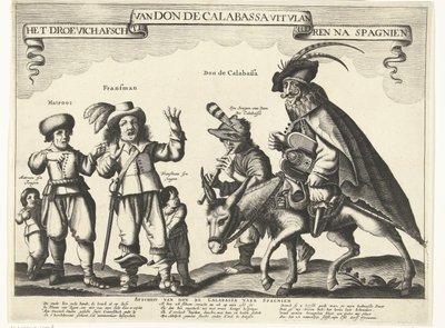 The Sad Farewell of Don de Calabassa from Flanders and Return to Spain, 1646 by Anonymous