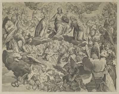 The Martyrdom of Saint Justina of Padua (upper half) by Anonymous