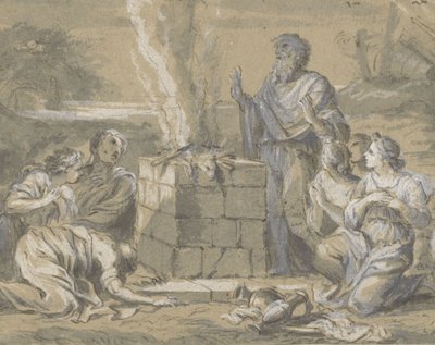 The Sacrifice of Noah by Anonymous