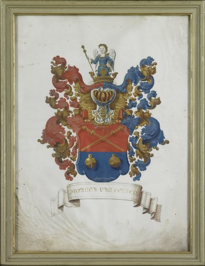 The Coat of Arms of Susanna van Collen (1692-1745), Wife of Jacob Feitama by Anonymous