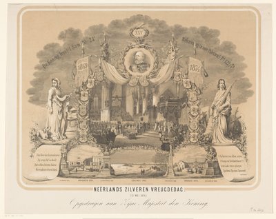 Inauguration of William III as King of the Netherlands Neerland