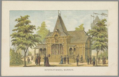 International Wine House at the World Exhibition in Amsterdam, 1883 by Anonymous