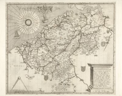 Map of Flanders by Anonymous