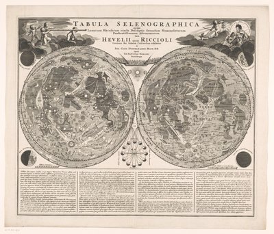 Map of the Moon (Tabula Selenographica in Qua Lunarium Macularum Exacta Descriptio) by Anonymous