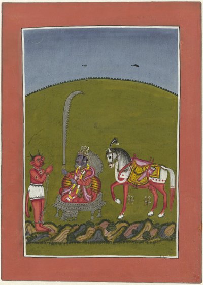 Kalki (the Future Incarnation of Vishnu) from the series Avatars of Vishnu by Anonymous