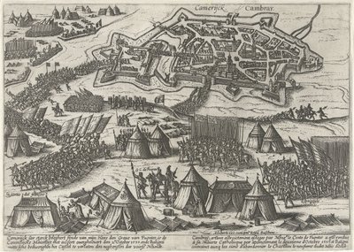 Cambrai Besieged and Taken by Fuentes, 1595 by Anonymous
