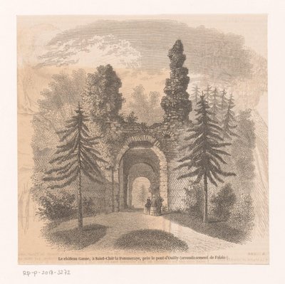 Castle Ganne, at Saint-Clair la Pommeraye, near the Pont d