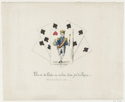 King Leopold I as the King of Hearts, 1831-1832 by Anonymous