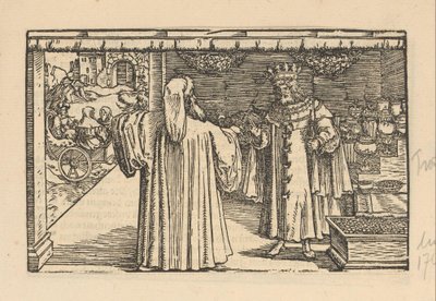 King in Conversation with a Sage in a Treasure Room by Anonymous