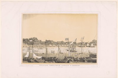 Royal Dutch Yacht Club in Dordrecht, June 10, 1848 by Anonymous