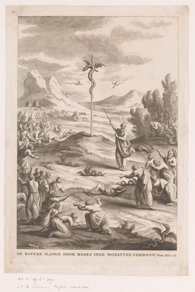 Brazen Serpent in the Wilderness by Anonymous