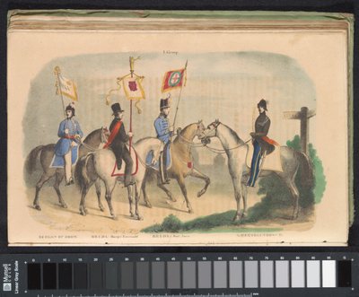 Costumes and Banners of the Honor Guards of Bergen op Zoom, Breda, and 