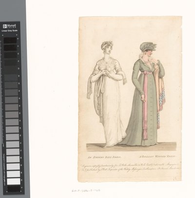 An Evening Ball Dress / A Parisian Winter Dress by Anonymous