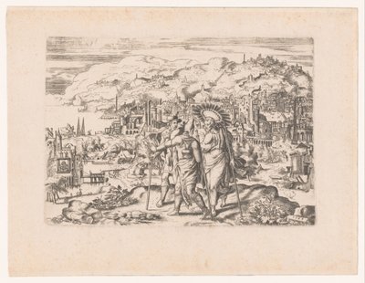 Landscape with Disciples of Emmaus by Anonymous