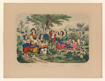Landscape with Figures (The Spring) by Anonymous