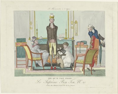 Le Supreme Bon Ton, The Thermometer at 8 Degrees, 1800-1815, No. 20: Aye, It