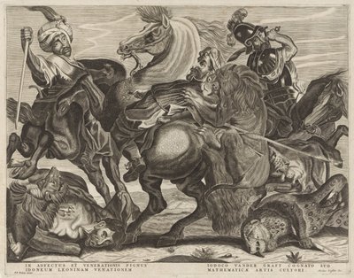 Lion Hunt by Anonymous