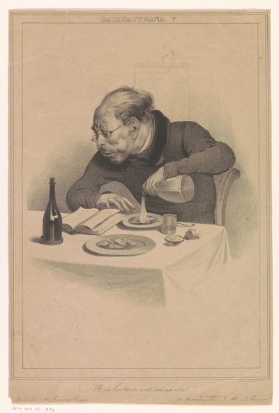 Reading Man by Anonymous