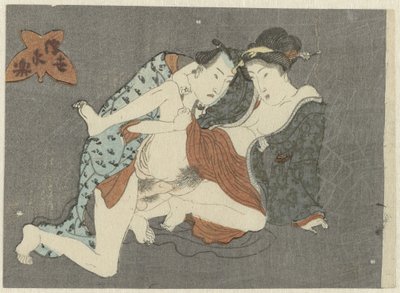 Lovers in a Sitting Position by Anonymous