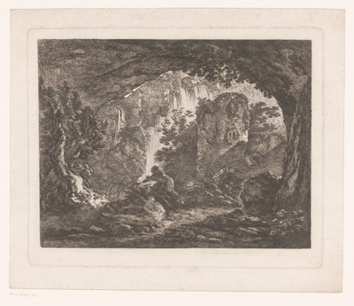 Man Fleeing from Snake by Anonymous