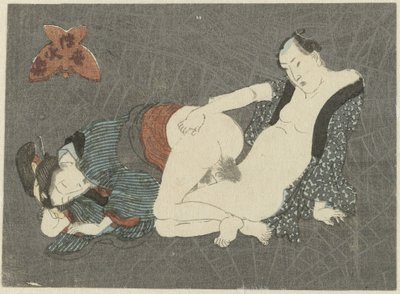 Man Leaning Back, Woman Leaning Forward by Anonymous