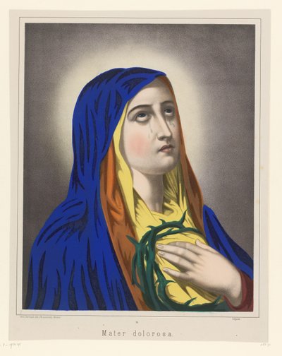 Mary as Mater Dolorosa by Anonymous
