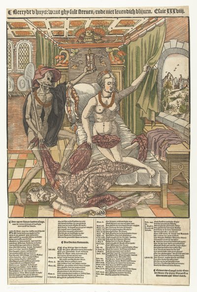 Loving Couple and Death by Anonymous