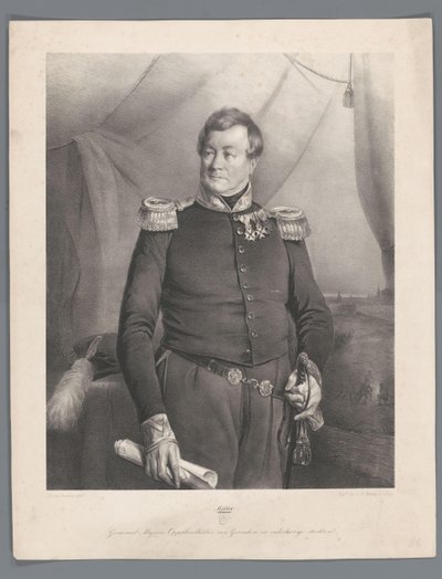 Muller. Major General, Commander of Gorichem and Subordinate Fortresses by Anonymous