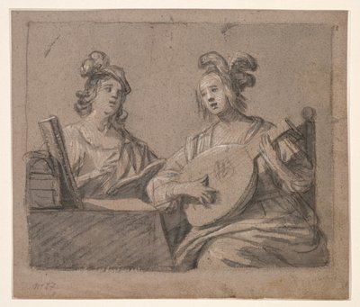 Musical Scene by Anonymous