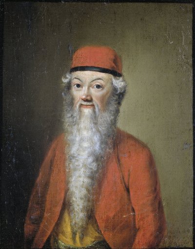 Naïve or Caricature Portrait of Jean-Etienne Liotard at About 54 Years Old by Anonymous