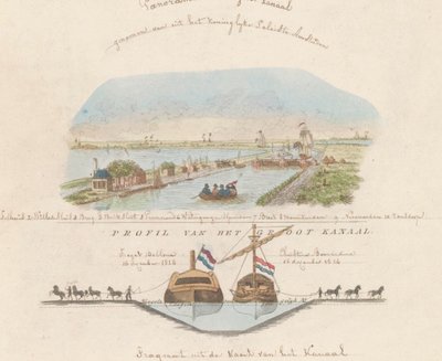 North Holland Canal, 1824 by Anonymous