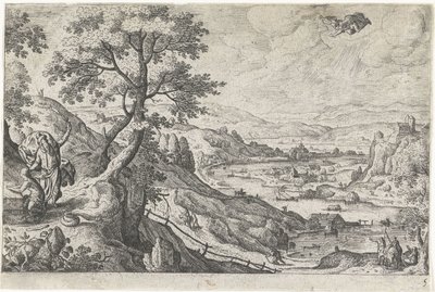 The Sacrifice of Isaac (series title: Landscapes with Mythological and Biblical Representations) by Anonymous