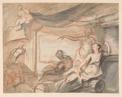 Design for a Title Page of a Book on Architecture or Antiquities by Anonymous
