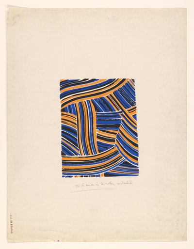 Design for a Silk Fabric by Anonymous