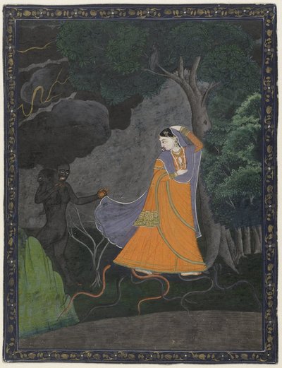 In Search of Her Beloved, the Fearless Heroine Braving the Elements by Anonymous
