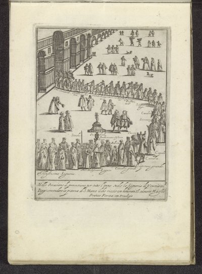 Procession with the Doge and Serenissima Signoria over St. Mark