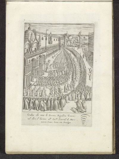 Procession over the Piazzetta in Venice by Anonymous