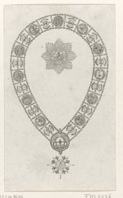 Order Chain with the Grand Cross of the Royal Order of Holland, 1807 by Anonymous