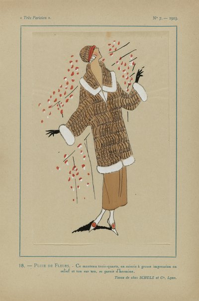Ovoid Covered Jar with Flower Scrolls in Lappet Borders by Anonymous