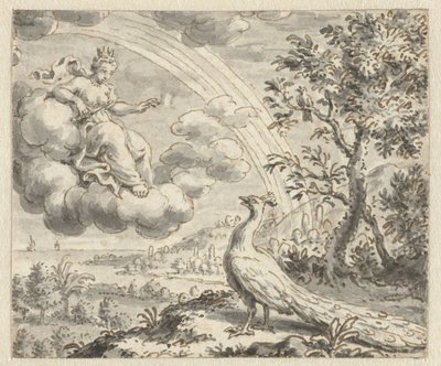 Peacock Complaining to Juno (Designs for Illustrations for an Edition of Jean de la Fontaine