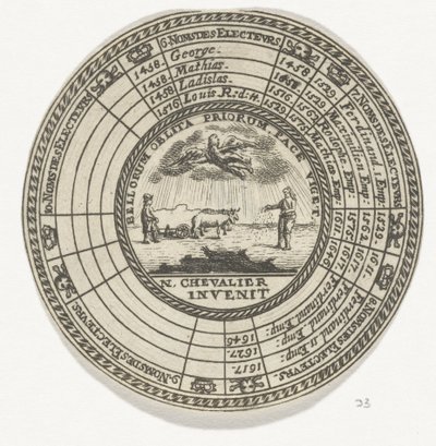 Medal with an Emblem and the Names of the Bohemian Kings by Anonymous