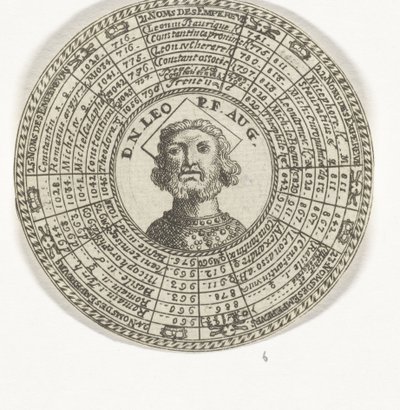 Medal with the Portrait of Leo III and the Names of Eastern Roman Emperors by Anonymous